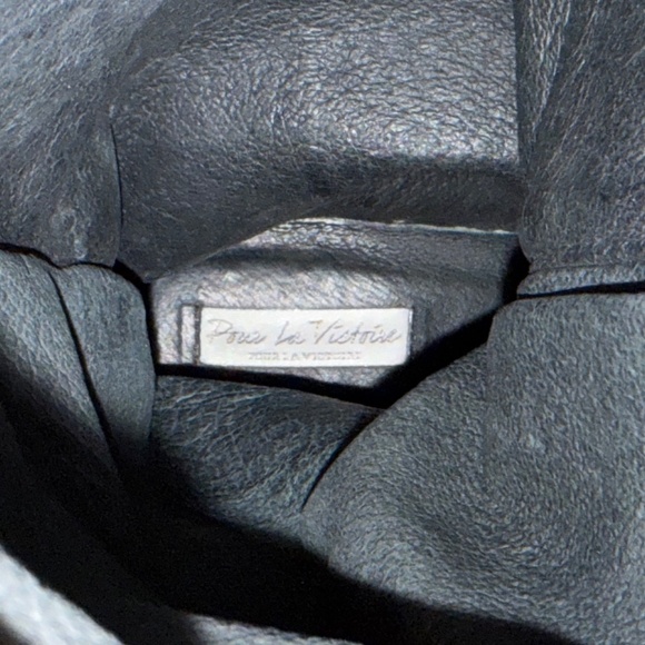 Pour La Victoire Black Fringe Heeled Boots - Picture 10 of 10